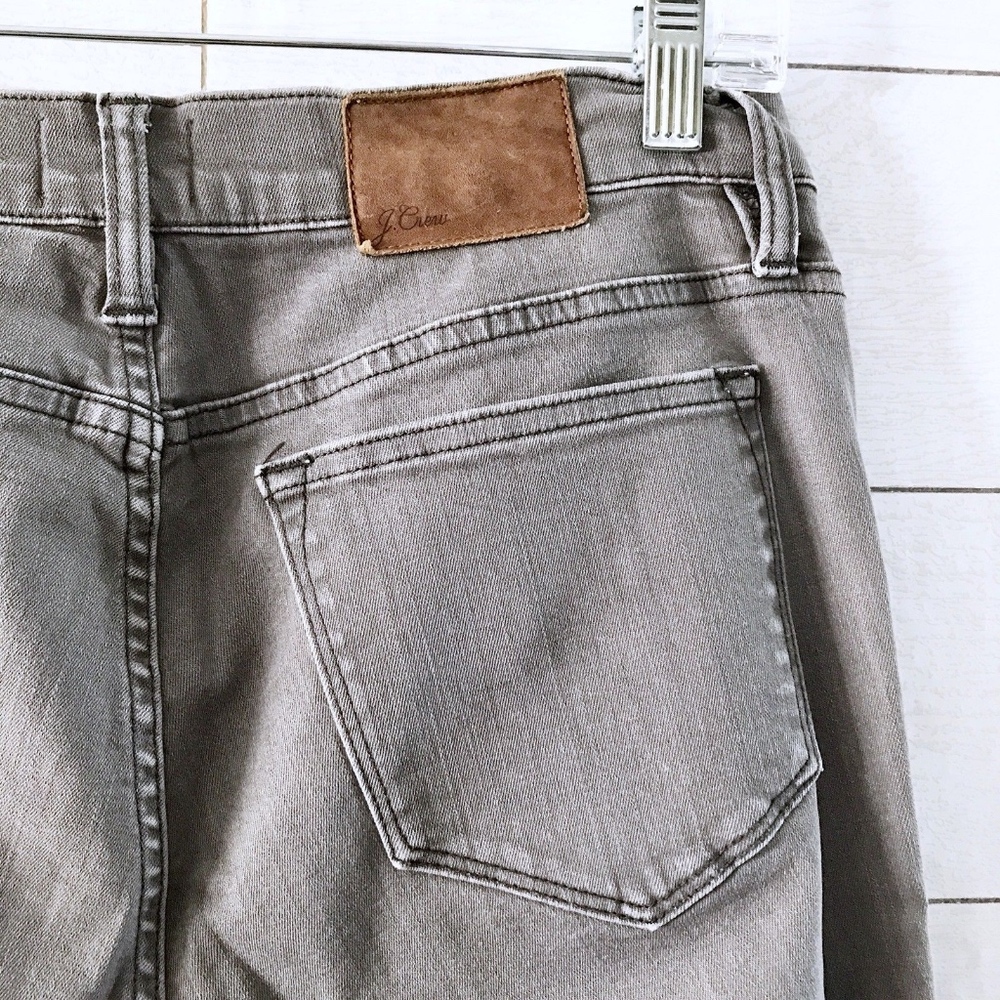J.Crew Gray Slim Denim Toothpick Skinny Jeans - Picture 7 of 8